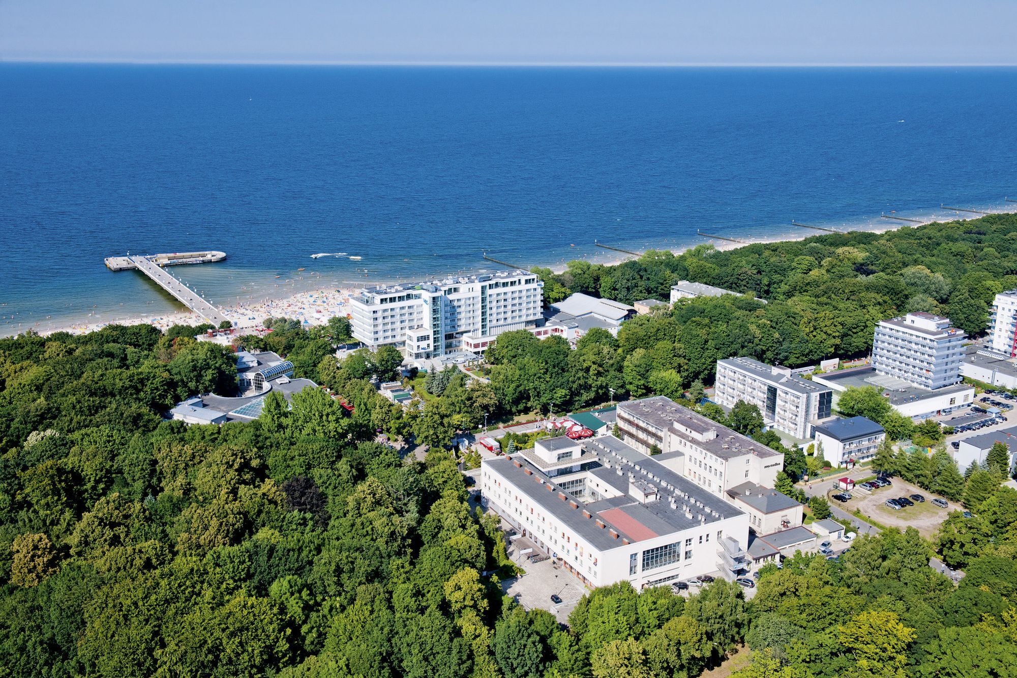 Отель Sanatorium Muszelka Колобжег Экстерьер фото